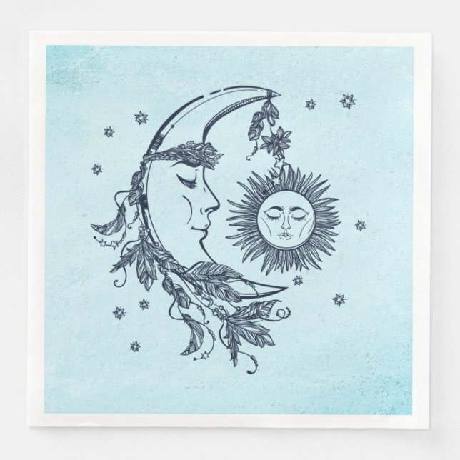 Sun and Moon Napkin (Front)