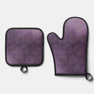 Sun and Moon Oven Mitt & Pot Holder Set
