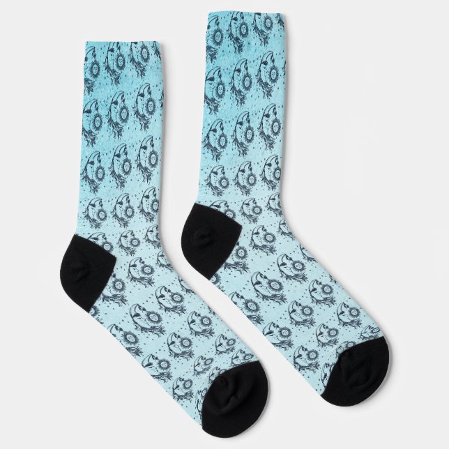 Sun and Moon Socks (Right)