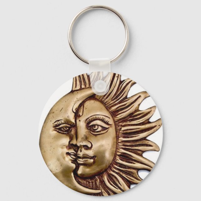 SUN AND MOON TALISMAN KEY RING (Front)