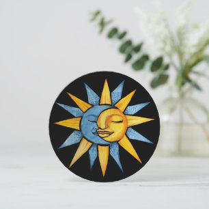 Sun and Moon Thank You Card