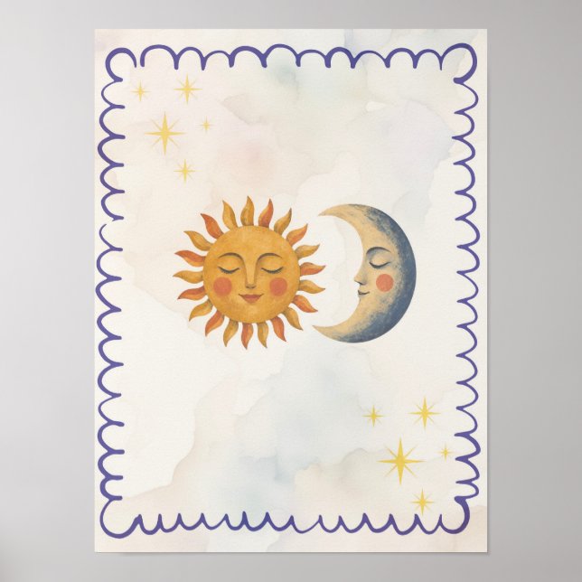 Sun and Moon wall decor (Front)
