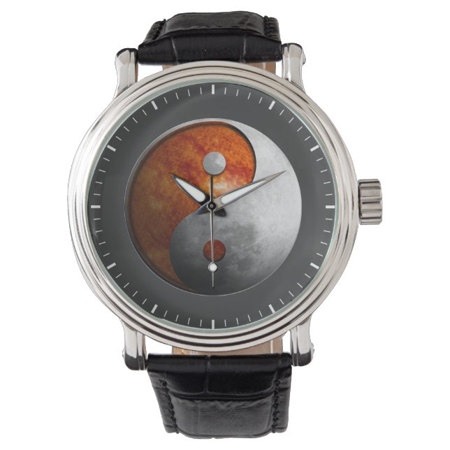 Sun and Moon Yin Yang Watch (Front)