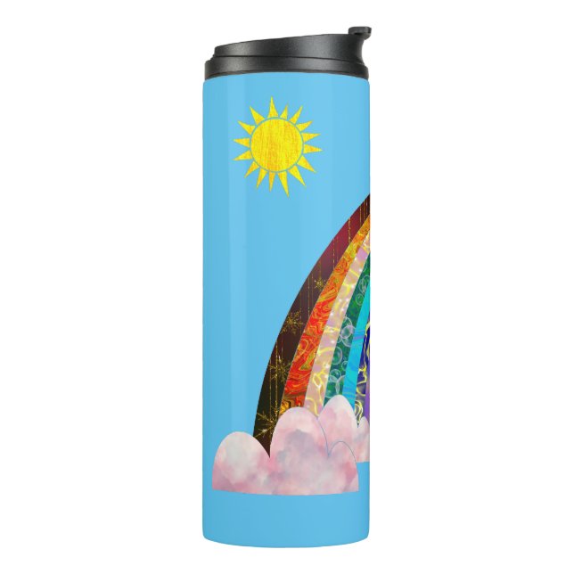Sun and rainbow 2 thermal tumbler (Rotated Left)