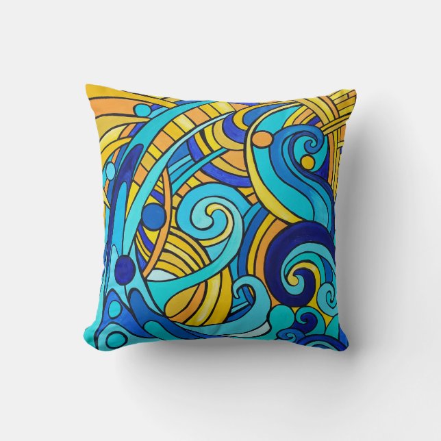Sun and Sea  Cushion (Front)