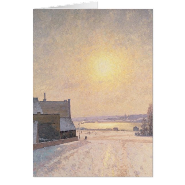 Sun and Snow, Scene from Stockholm (Front)