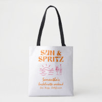 Sun and Spritz Bachelorette Weekend