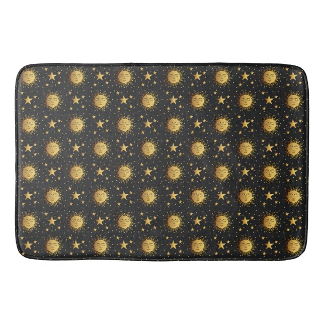 Sun and Stars Bath Mat (Front)