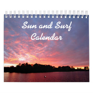 Sun and Surf Calendar