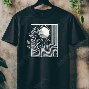  sun and waves  T-Shirt