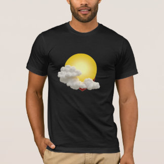 Sun and white cloud T-Shirt
