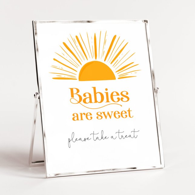 Sun babies are sweet baby shower poster (Creator Uploaded)