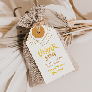 Sun Baby Shower Favour Tag   Sun Shower