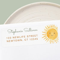Sun Baby Shower Return Address