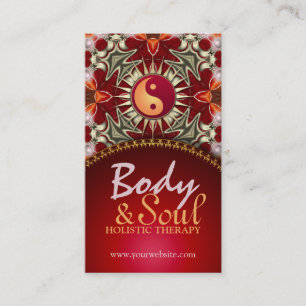 Sun Balance New Age Reiki Yoga Business Cards