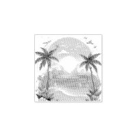 Sun Beach palm tree