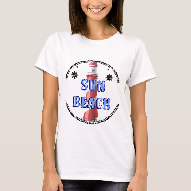 sun beach T-Shirt (Front)