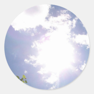 Sun Beam and Clouds Stickers