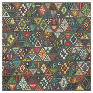 sun bear geo dark fabric