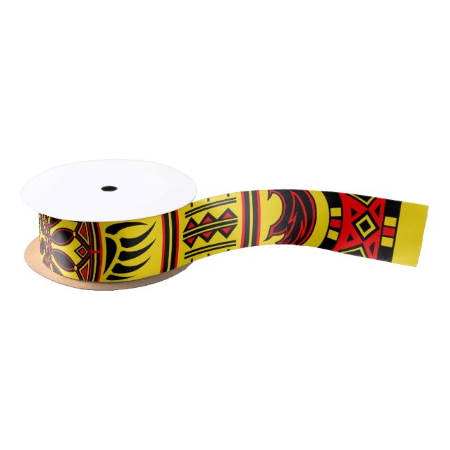 Sun Bear Yellow 2 Satin Ribbon (Spool)