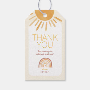 Sun Birthday Favour Tag
