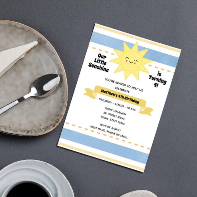 Sun Birthday Invitation (Creator Uploaded)