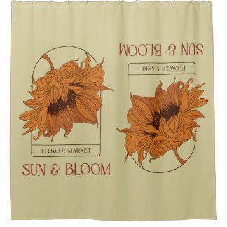 Sun & Bloom Shower Curtain