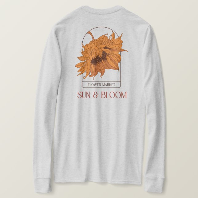 Sun & Bloom T-Shirt (Design Back)