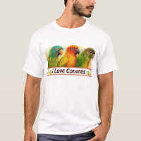 Sun blue-crowned green-cheeked conures