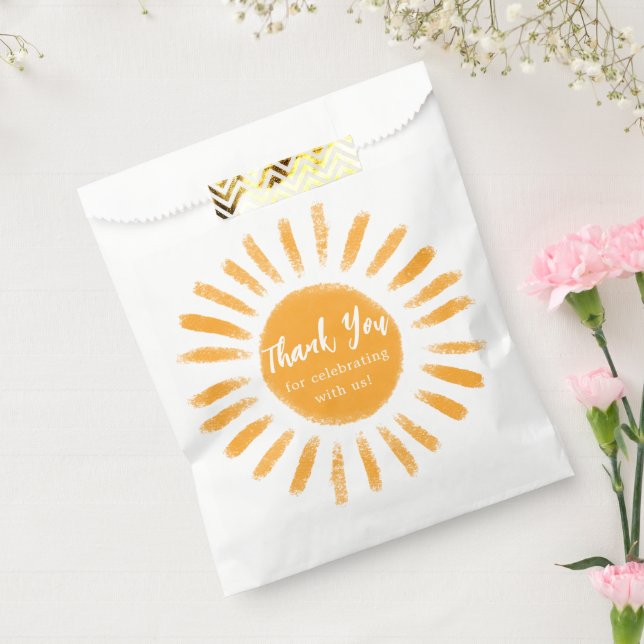 Sun Boho Sunshine Baby Shower Favour Bags (Sealed)