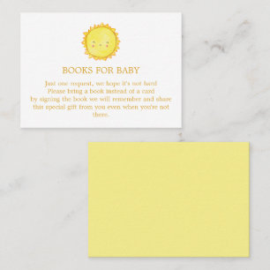 Sun Books for Baby Enclosure Card