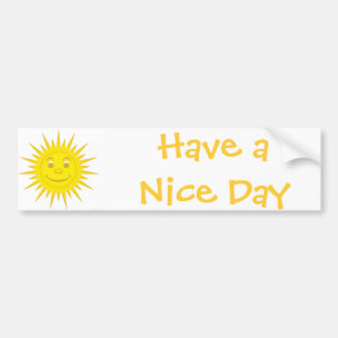 Sun Bumper Sticker