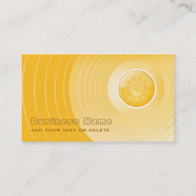 Sun Business Card (Front)