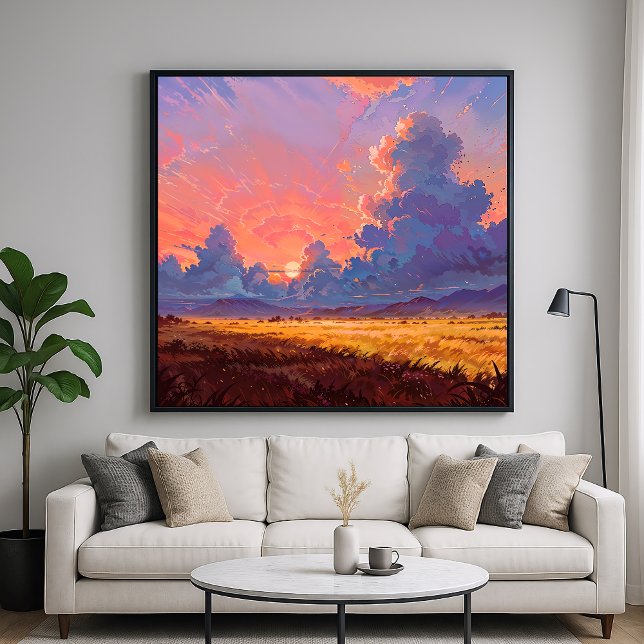 Sun Cast - Painterly Landscape Style Poster (Creator Uploaded)