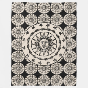Sun Circle Fleece Blanket