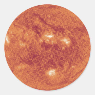 Sun Classic Round Sticker