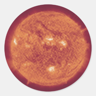 Sun Classic Round Sticker