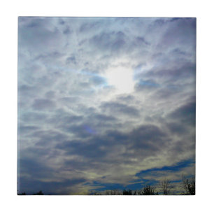 Sun Clouds Tile