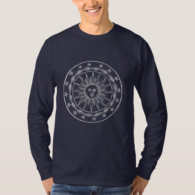 Sun coat of arms. T-Shirt (Front)