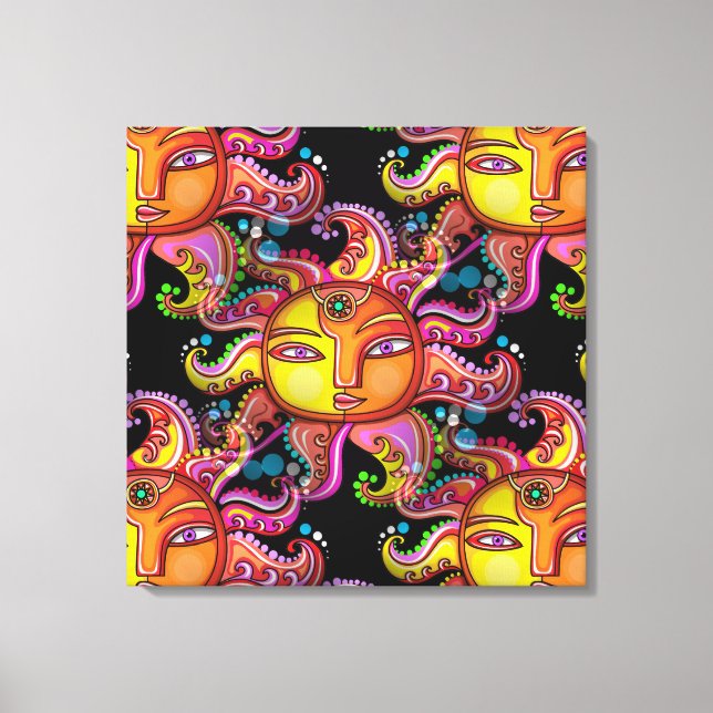 SUN Contemporary Canvas Art (Front)