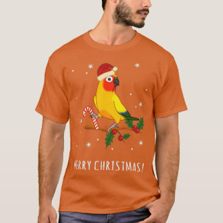 Sun Conure Merry Christmas T-Shirt