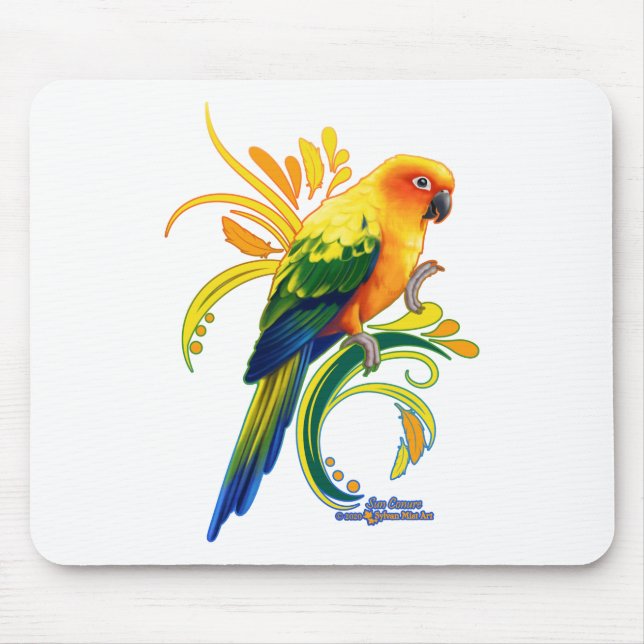 Sun Conure Mouse Pad (Front)