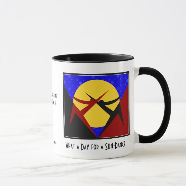 Sun Dance (Personalised Ceramic Mug) Mug (Right)