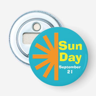 Sun Day For Solar Energy Bottle Opener