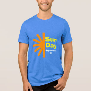 Sun Day For Solar Energy Tri-Blend Shirt