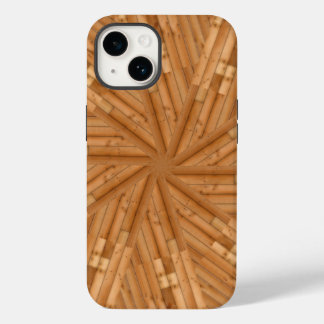 Sun Deck - Woooden Sunburst Mosaic Case-Mate iPhone 14 Case