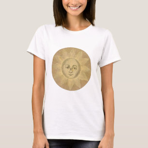 Sun Detail from Antique Bowles Map, circa 1780 T-Shirt