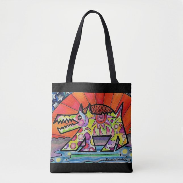 Sun Dog Tote Bag (Front)