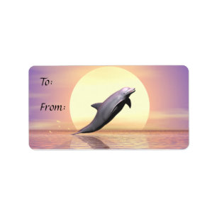 Sun Dolphin Gift Tag