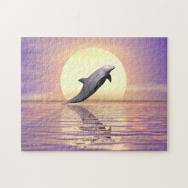 Sun Dolphin Jigsaw Puzzle (Horizontal)